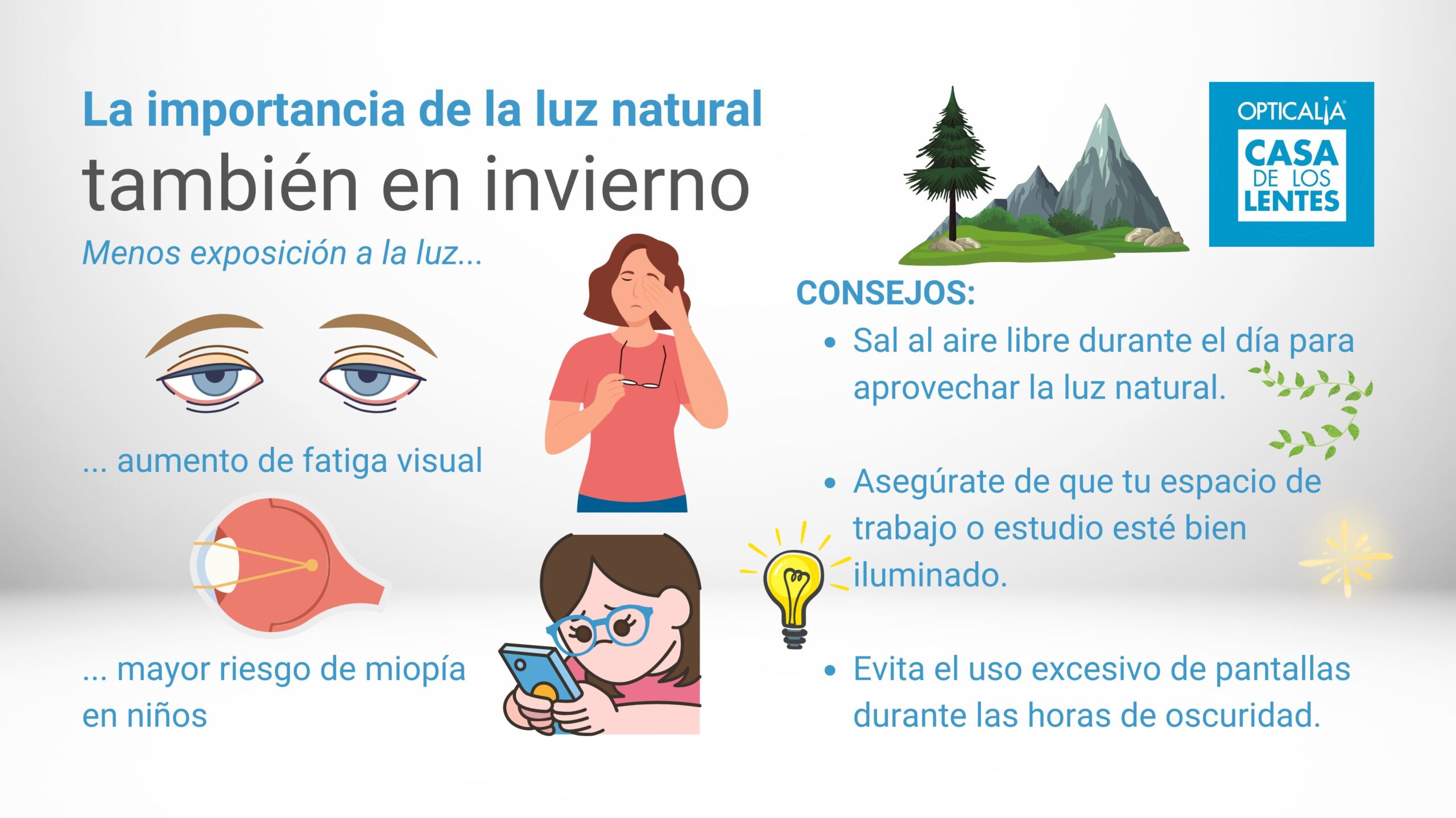 Luz natural en invierno